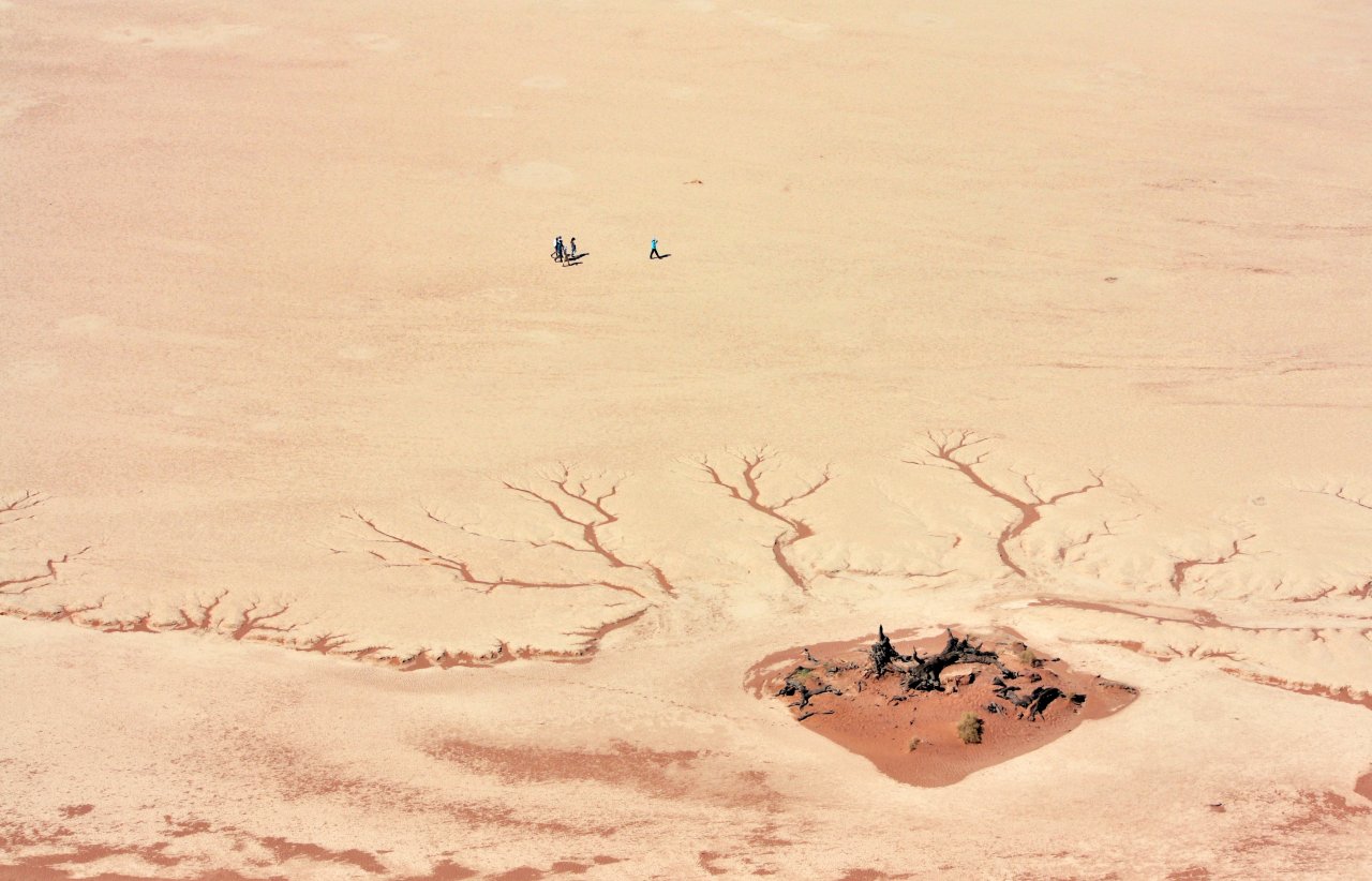 Abu Dhabi Desert Drone View