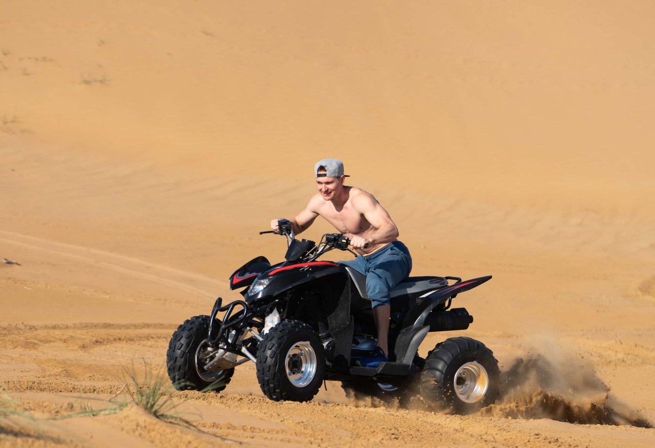 Quad Ride Adventure in Desert Safari Abu Dhabi