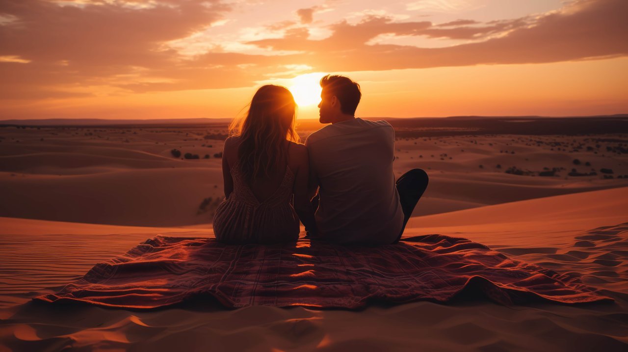 Romantic Dune Dinner Abu Dhabi with Sunrise Desert Safari