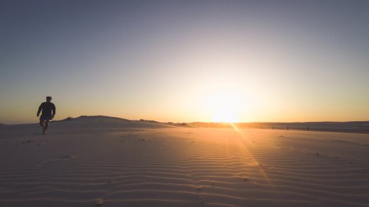 Sunrise Al Khatim Desert Abu Dhabi