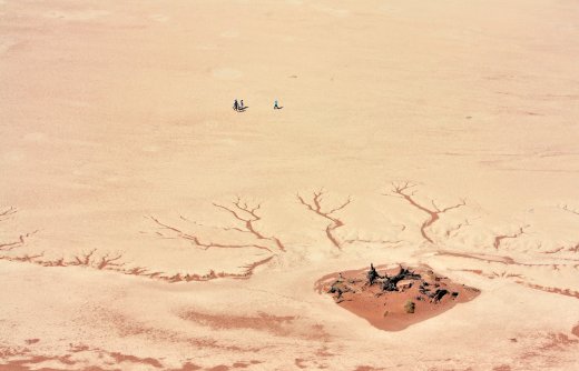 Abu Dhabi Desert Drone View