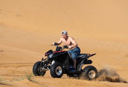 Quad Ride Adventure in Desert Safari Abu Dhabi