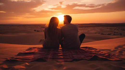 Romantic Dune Dinner Abu Dhabi with Sunrise Desert Safari